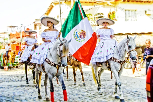 Mexican Independence Day in Sayulita Mexican Independence Day celebration in Sayulita town square